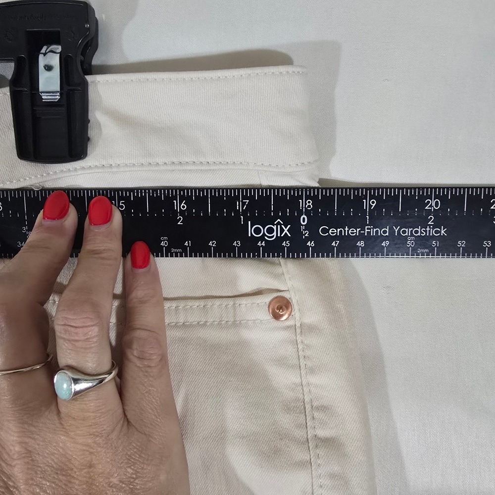 Lauren Conrad Skinny Ankle‎ Jeans Lt Beige Size 16 - Picture 5 of 10